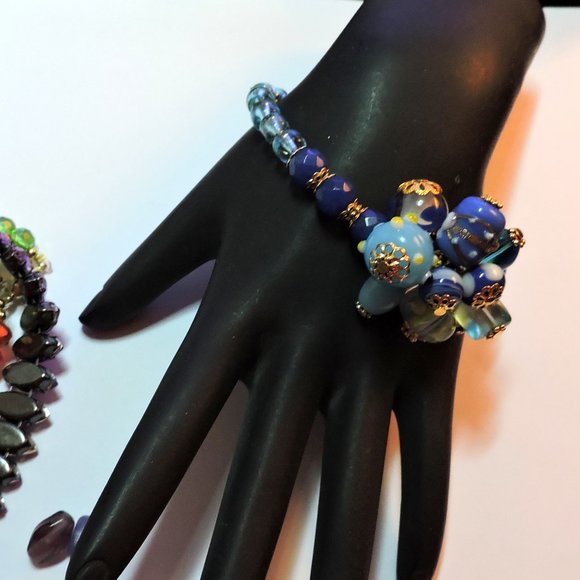 Cha Cha Charm Cluster Bracelets w/magnetic clasp ... CCCCB - Picture 10 of 16